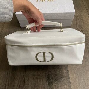 Dior Cream Vanity makeup bag